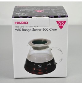 Servírovací skleněná konvička určená primárně pro dripper Hario V60-2